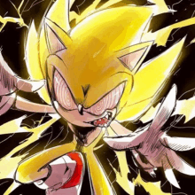 Pixilart - Super Sonic: Sonic Gif by Jeninaid000