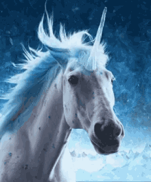 Majestic Unicorn GIF - Majestic Unicorn Blue GIFs