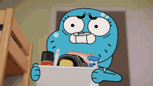 Shocked Gumball Watterson GIF - Shocked Gumball Watterson The Amazing World Of Gumball GIFs