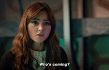 Doctor Who Clara Oswald GIF - Doctor Who Clara Oswald Whos Coming GIFs