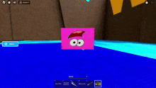 a screenshot of a video game shows a person wearing a pink shirt that says " it 's never "