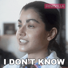 I Dont Know Ayesha Kanga GIF - I Dont Know Ayesha Kanga Pinkvilla GIFs