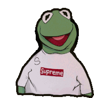 Supreme Kermit Sticker - Supreme Kermit Seekism Stickers