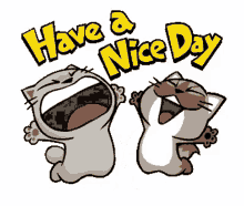 Fighting Cats Have A Nice Day GIF - Fighting Cats Have A Nice Day GIFs