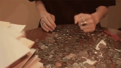 falling coins animated gif