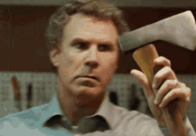Will Ferrell Axe GIF - Will Ferrell Axe Im Gonna Put This Right Here GIFs