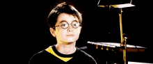 harry potter daniel radcliffe curious look stare