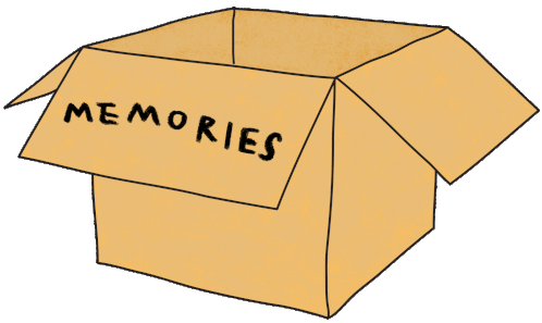 Memories Box Sticker - Memories Box Storage Stickers