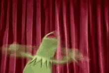 Kermit Windstorm GIF - Kermit Windstorm Hellsyeah GIFs
