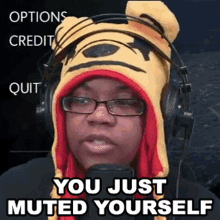 You Just Muted Yourself Aychristenegames GIF