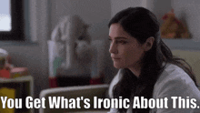 New Amsterdam Lauren Bloom GIF - New Amsterdam Lauren Bloom You Get Whats Ironic About This GIFs
