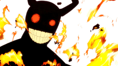 Fire Demon Sticker - Fire Demon Burn It Down Stickers