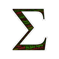 the letter z is surrounded by the word gomah and phi beta sigma
