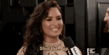 Demi Lovato Shutup GIF - Demi Lovato Shutup Shut The Up GIFs