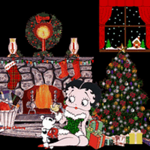 Betty Boop Sparkle GIF - Betty Boop Sparkle Merry Christmas GIFs