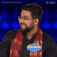 Smiling Muhammad GIF - Smiling Muhammad Family Feud Canada GIFs