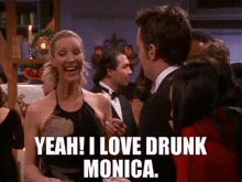 Friends Drunk GIF - Friends Drunk Monica GIFs