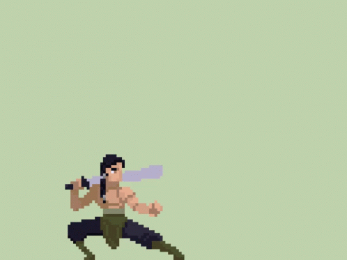 Pixel Animation GIF - Pixel Animation Fighting Character - Discover & Share  GIFs