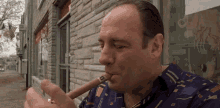 Sopranos Tony Soprano GIF - Sopranos Tony Soprano Cigar GIFs