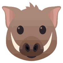 boar nature joypixels wild animal animal