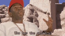 Tyler The Creator Who Has The Answers GIF - Tyler The Creator Who Has The Answers GIFs