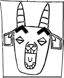 Super Goat Goat GIF - Super Goat Goat Eyebrow Raise GIFs