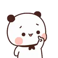 a cute panda bear is giving a thumbs up sign .