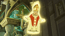 Power Up The Pope GIF - Power Up The Pope Rick And Morty GIFs