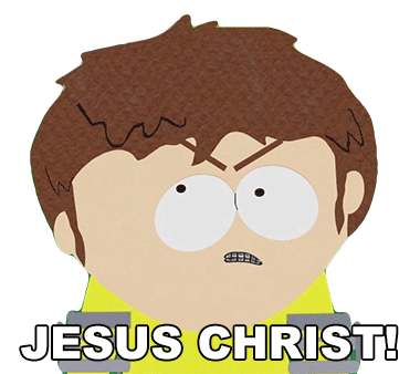 Jesus Christ Jimmy Valmer Sticker - Jesus Christ Jimmy Valmer South Park Stickers