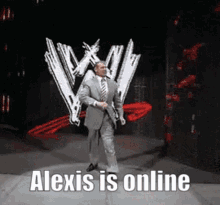 Alexis Is Online GIF - Alexis Is Online Vince Mcmahon GIFs