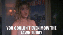 mad angry mow the lawn