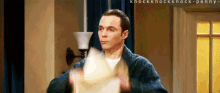 The Big Bang Theory Sheldon Cooper GIF - The Big Bang Theory Sheldon Cooper Raining Papers GIFs