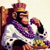 Rei Macaco Uvas GIF - Rei Macaco Uvas GIFs