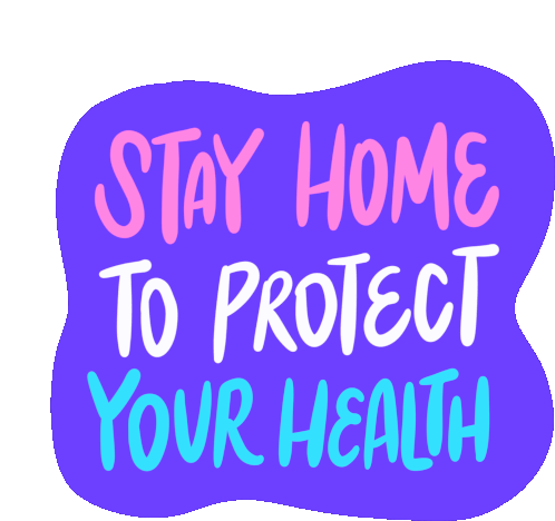 Stay In Line Stay Home Sticker - Stay In Line Stay Home Protect Your Health Stickers