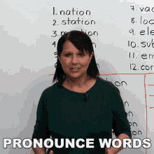 Pronounce Words Rebecca GIF - Pronounce Words Rebecca Engvid GIFs
