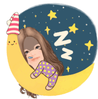Sleepy Good Night Sticker - Sleepy Good Night Sweet Dreams Stickers
