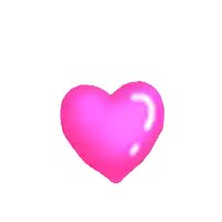 a pink heart on a white background with a question mark in the middle