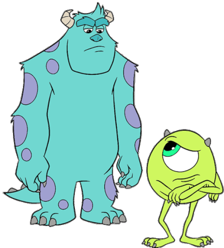 Monsters Inc Mike Sticker - Monsters Inc Mike Sully Stickers