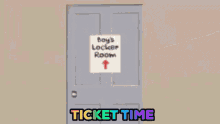 Ticket Time Boys Locker Room GIF