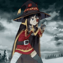 anime megumin martial arts ready to fight