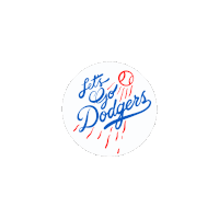 La Dodgers Lets Go Vote Sticker - La Dodgers Lets Go Vote Go Vote Stickers