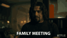 Family Meeting Diego Hargreeves GIF