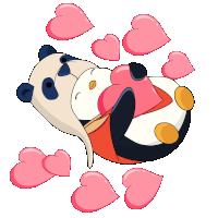 Happy Valentines Day Pudgy Penguins Sticker - Happy Valentines Day Pudgy Penguins Pudgy Stickers