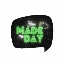 you made