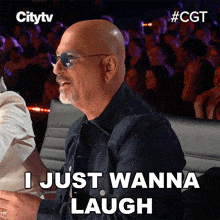 I Just Wanna Laugh Howie Mandel GIF - I Just Wanna Laugh Howie Mandel Canadas Got Talent GIFs