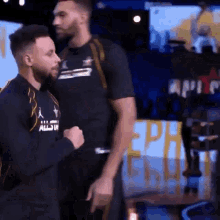 Step Curry Luka Doncic GIF