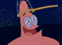 a close up of patrick 's butt from spongebob squarepants with his pants down .