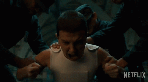 Screaming Eleven GIF - Screaming Eleven Millie Bobby Brown GIFs
