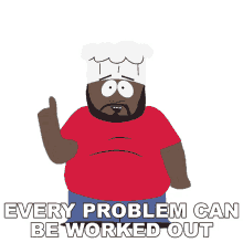 every problem can be worked out jerome chef mcelroy south park s6e7 the simpsons already did it