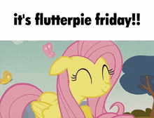 Flutterpie Friday Fluttershy Friday GIF - Flutterpie Friday Fluttershy Friday Pinkie Pie Friday GIFs